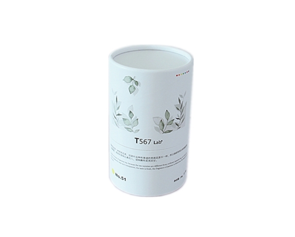 廠家定製綠研250g過毛尖茉莉花（huā）茶葉筒 內徑77外徑81高130mm紙筒